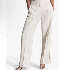 Reiss Leah Cream Trousers